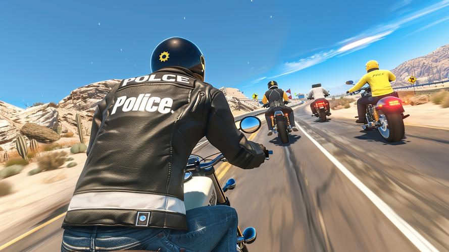 Police Bike Pursuit Highway スクリーンショット 2