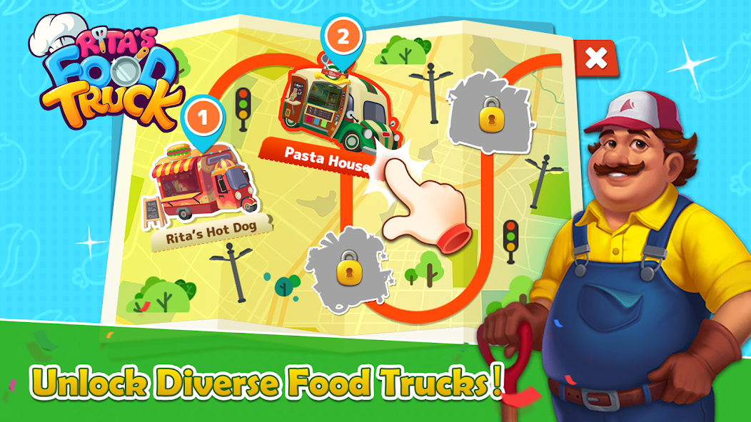Rita’s Food Truck:Cooking Game Mod Screenshot 2