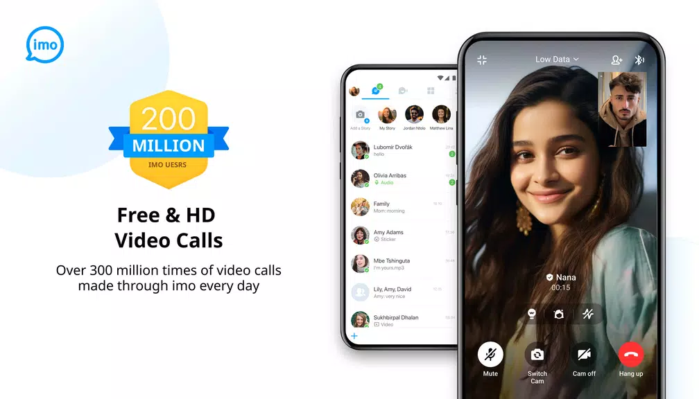 imo Lite -video calls and chat スクリーンショット 1