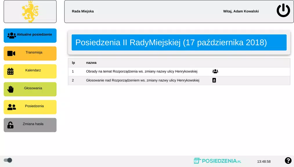 Posiedzenia.pl स्क्रीनशॉट 4