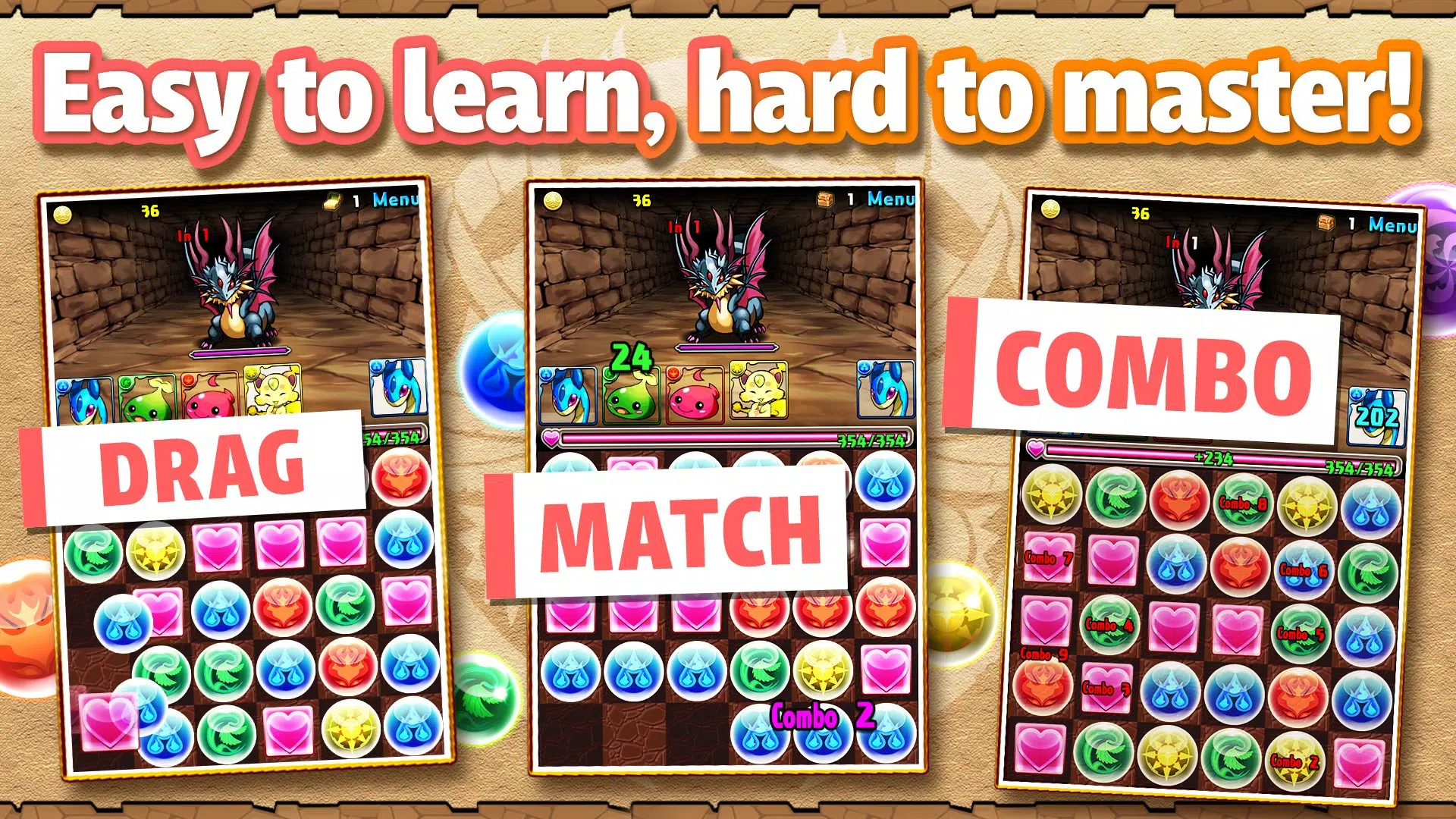 Puzzle & Dragons Capture d'écran 2