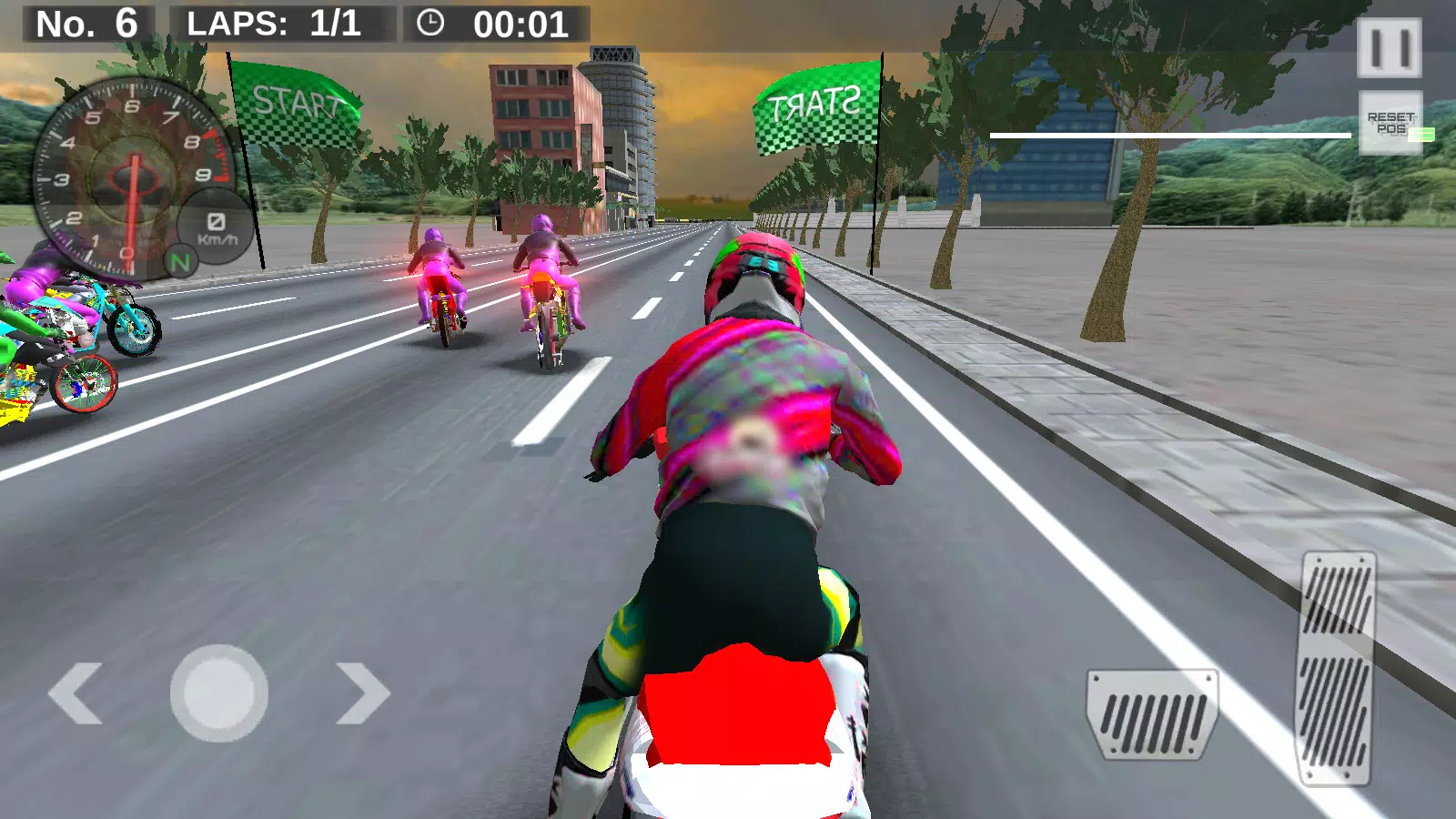 Real Drag Bike Racing スクリーンショット 1