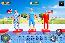 Swimming Pool Rush Water Race Screenshot 1