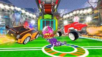 Rocket Car Soccer Ball Games Captura de tela 4