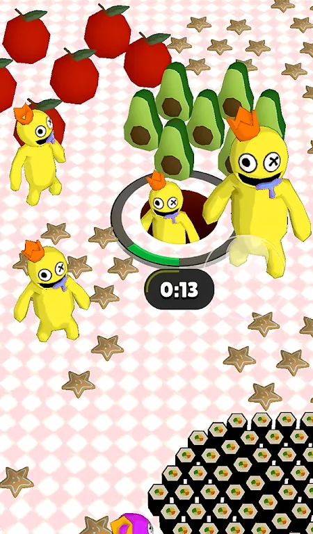 Hole io: Rainbow Merge Master Mod स्क्रीनशॉट 1