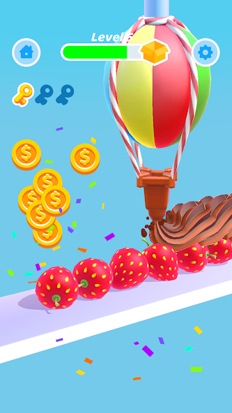 Perfect Cream: Icing Cake Game Screenshot 2