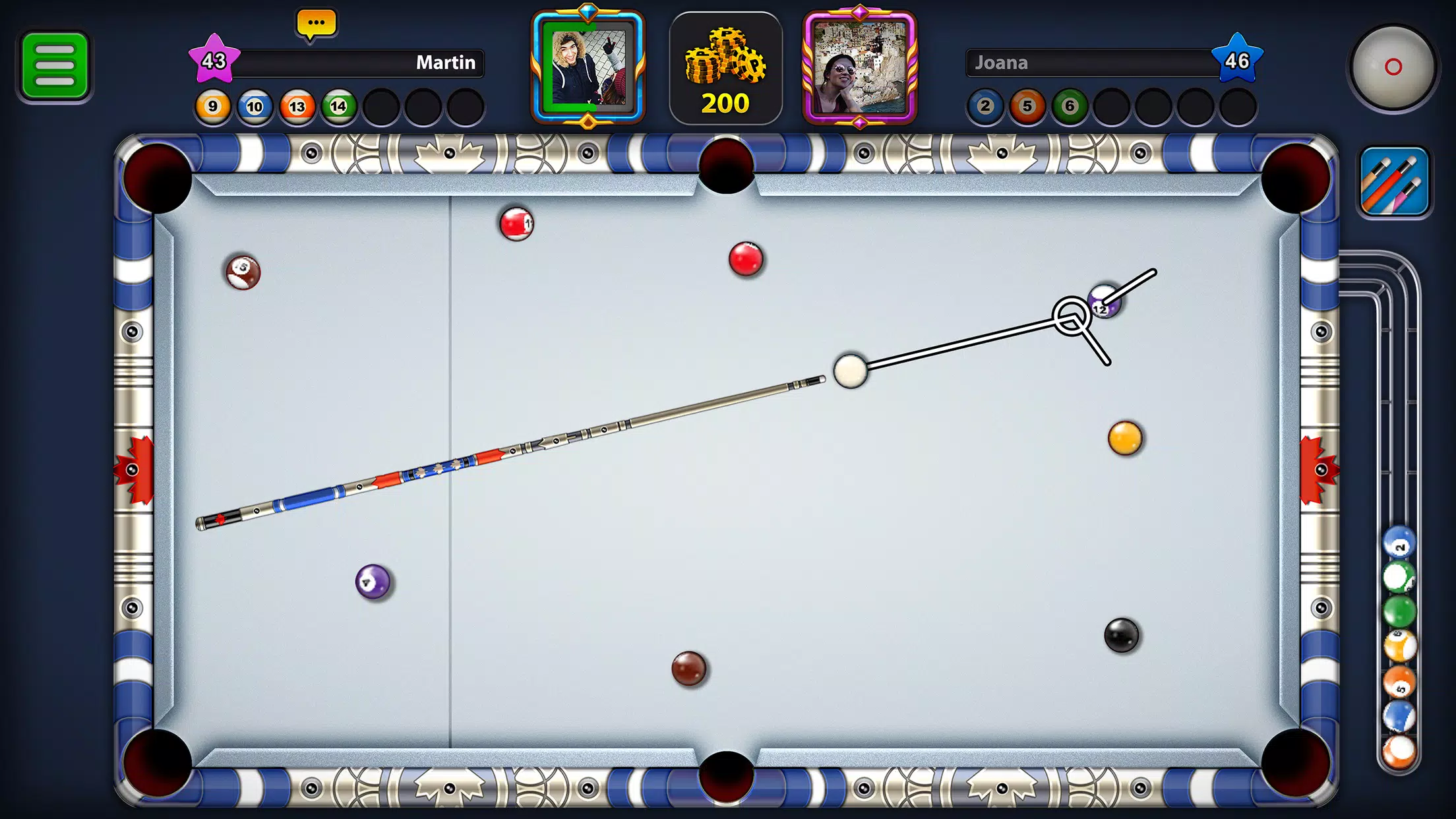 Billiards Game: 8 Ball Pool應用截圖第2張
