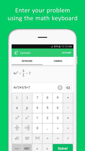 Cymath  - 数学问题求解器应用截图第3张