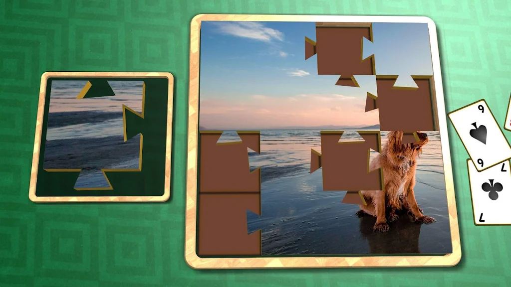 Jigsaw Solitaire - Dogs Captura de pantalla 2