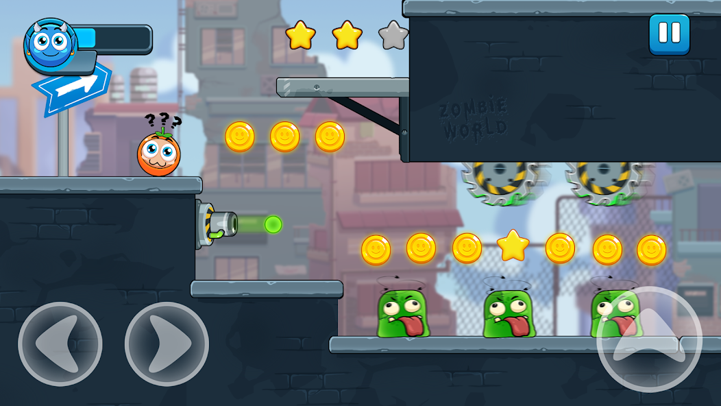 Ball Hero: Zombie city Mod Captura de pantalla 4