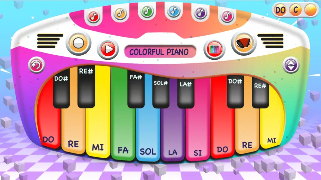 Colorful Piano स्क्रीनशॉट 1