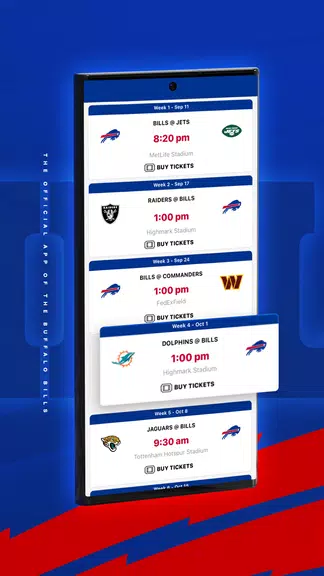 Buffalo Bills Mobile應用截圖第3張