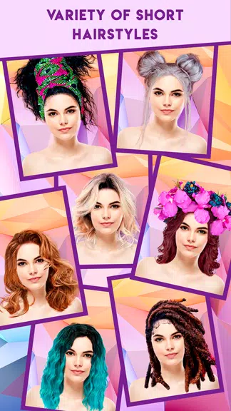 Woman Hairstyle Photo Editor Capture d'écran 2