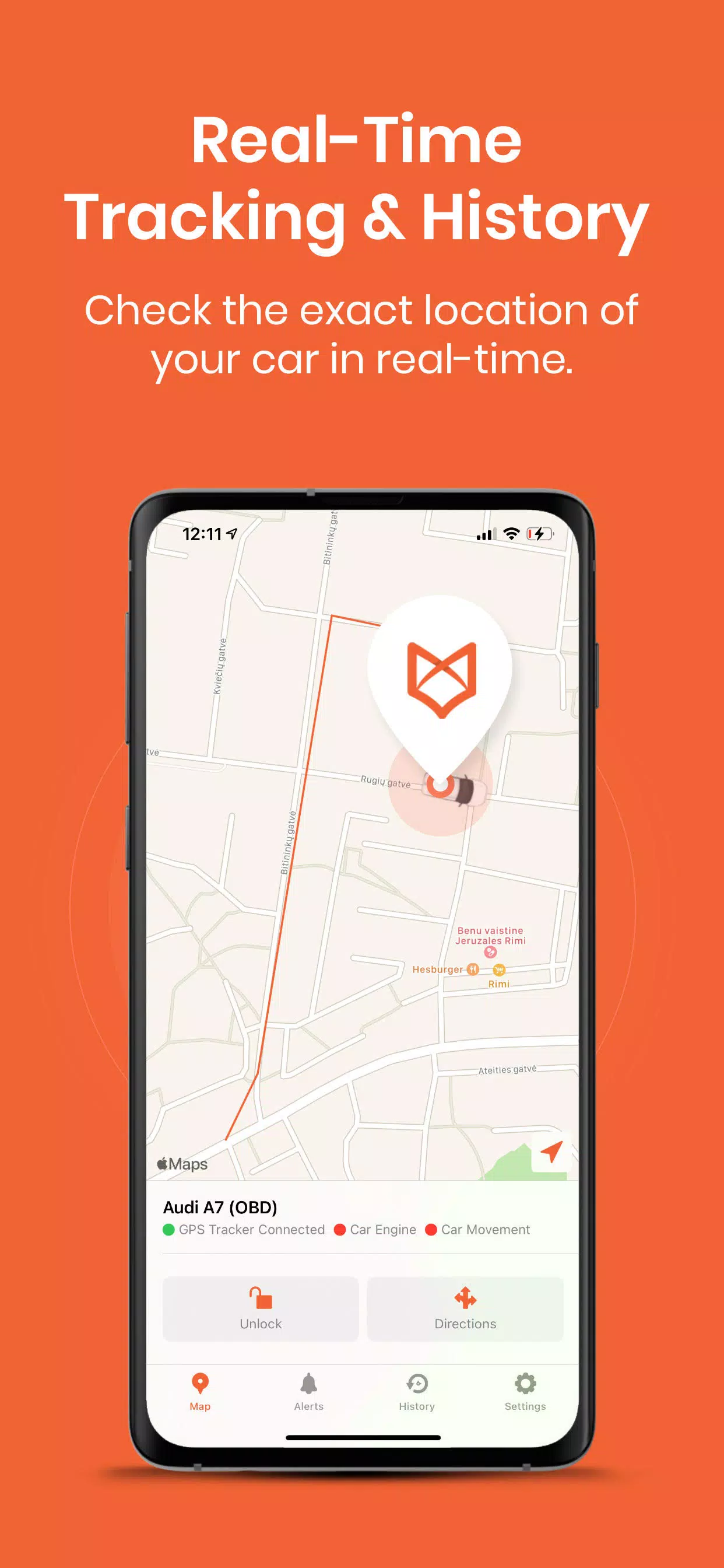 TrackingFox Car GPS Tracker應用截圖第2張