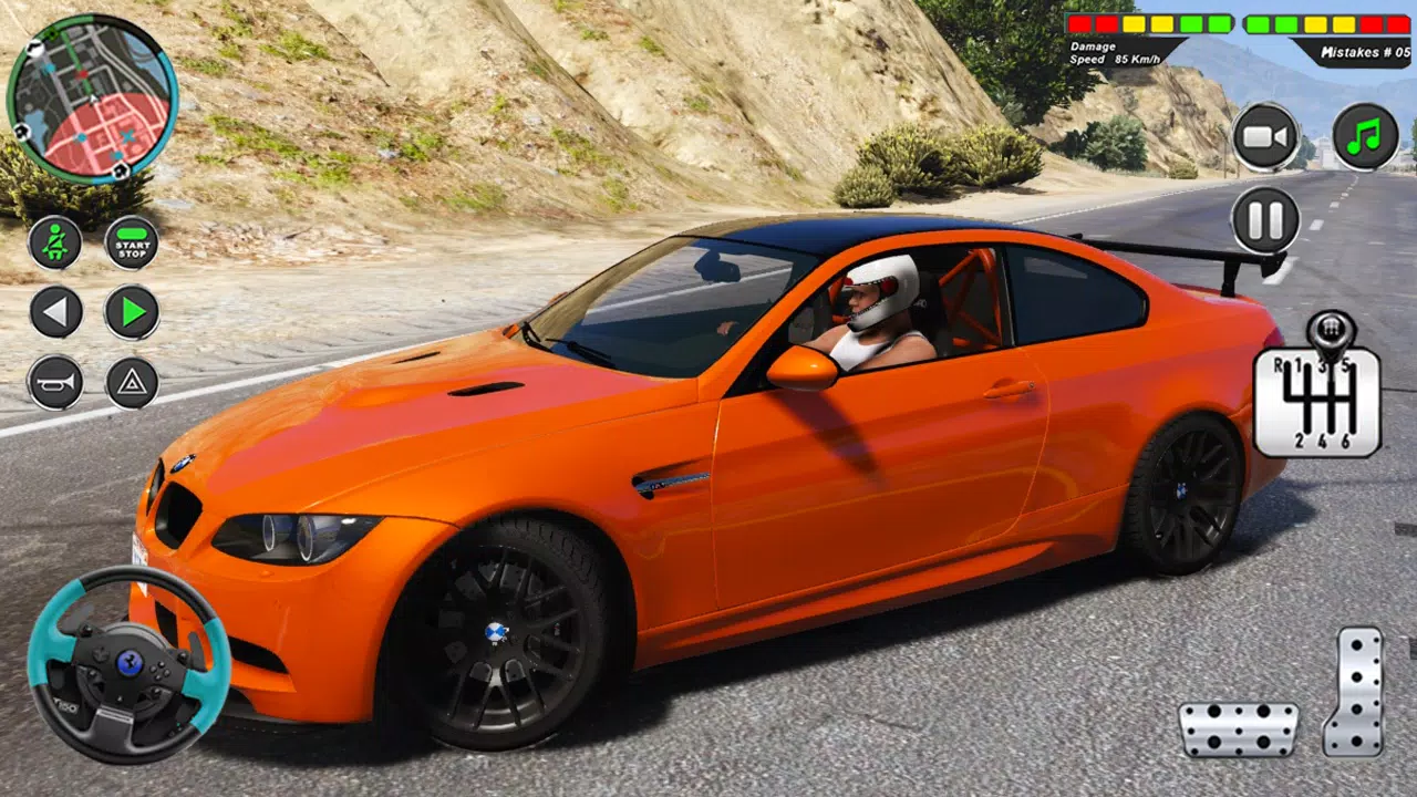 Modern Car Advance Driving 3D Captura de tela 4