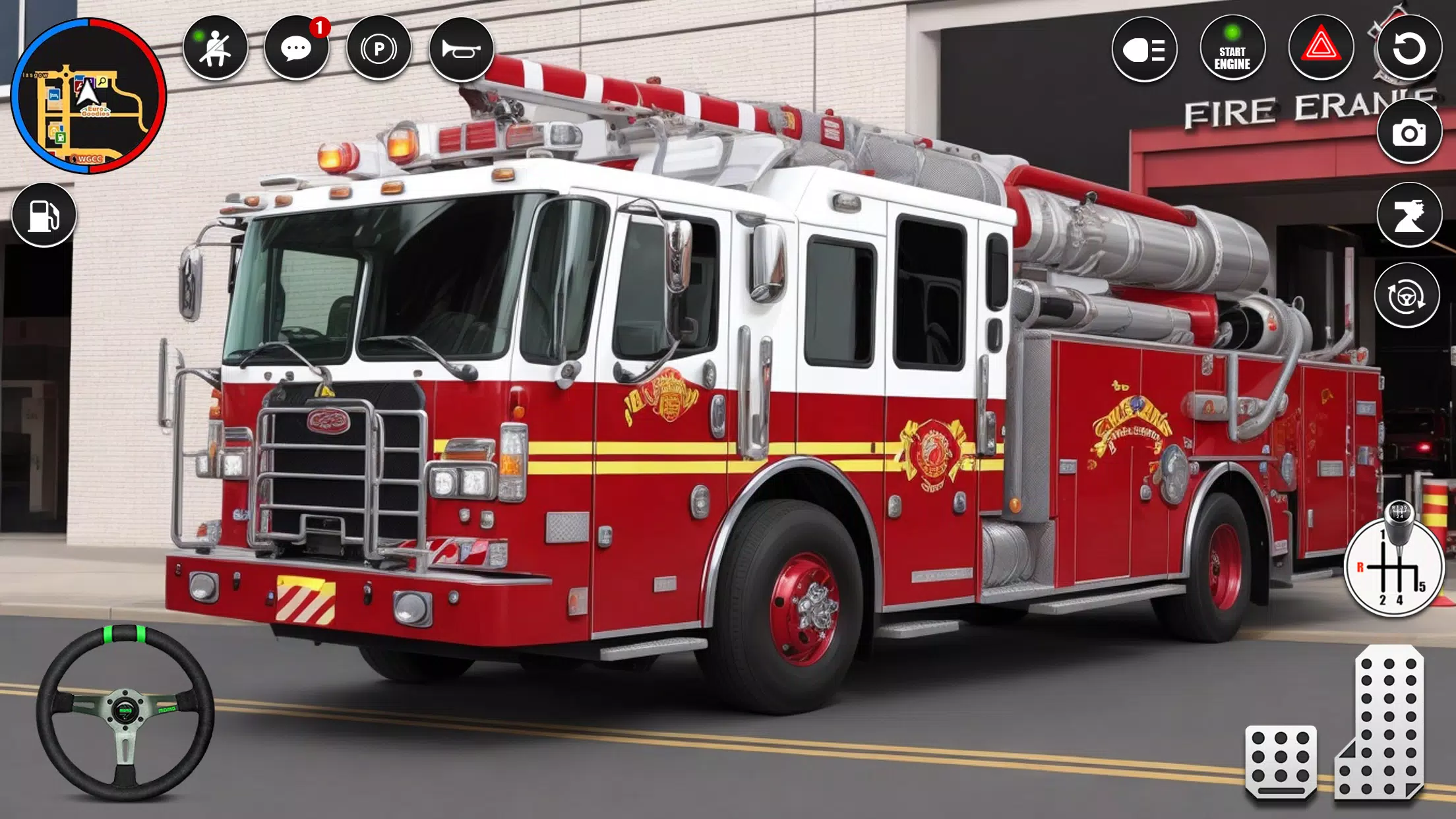 Fire Truck Rescue Sim Games 3d應用截圖第3張