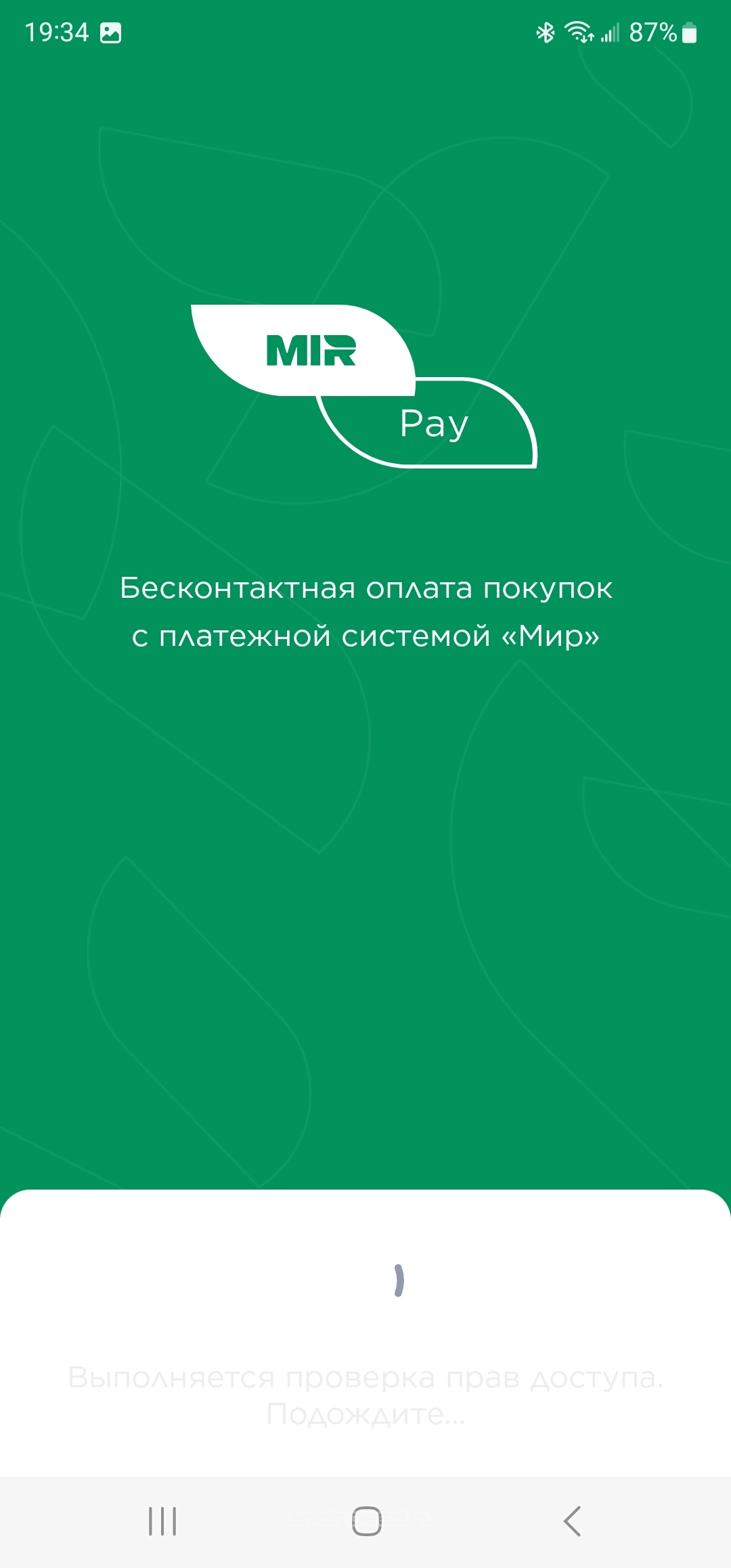 Mir Pay Скриншот 1