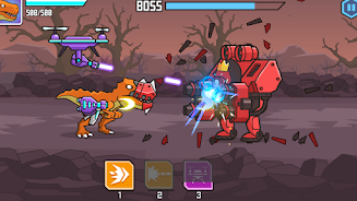 CyberDino: T-Rex vs Robots 스크린샷 3