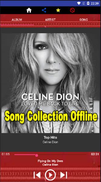 Celine Dion Offline Captura de pantalla 2