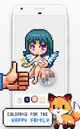 Pixel Art Coloring By Numbers Captura de tela 4