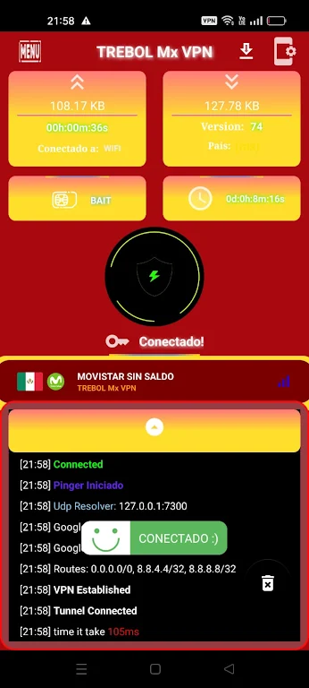TREBOL Mx VPN スクリーンショット 4
