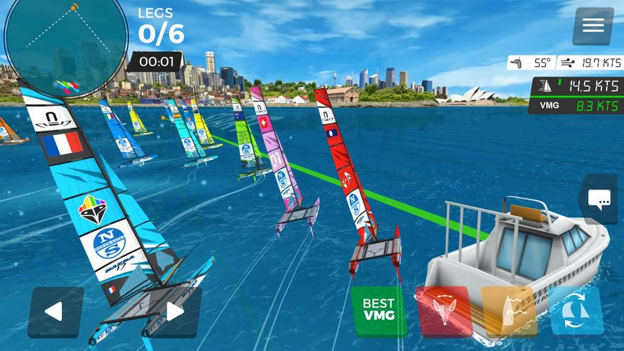 Virtual Regatta Inshore スクリーンショット 1