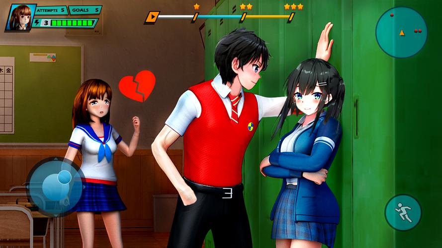 School Love Life: Anime Games स्क्रीनशॉट 4