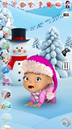 Talking Baby Babsy Winter Fun Screenshot 3