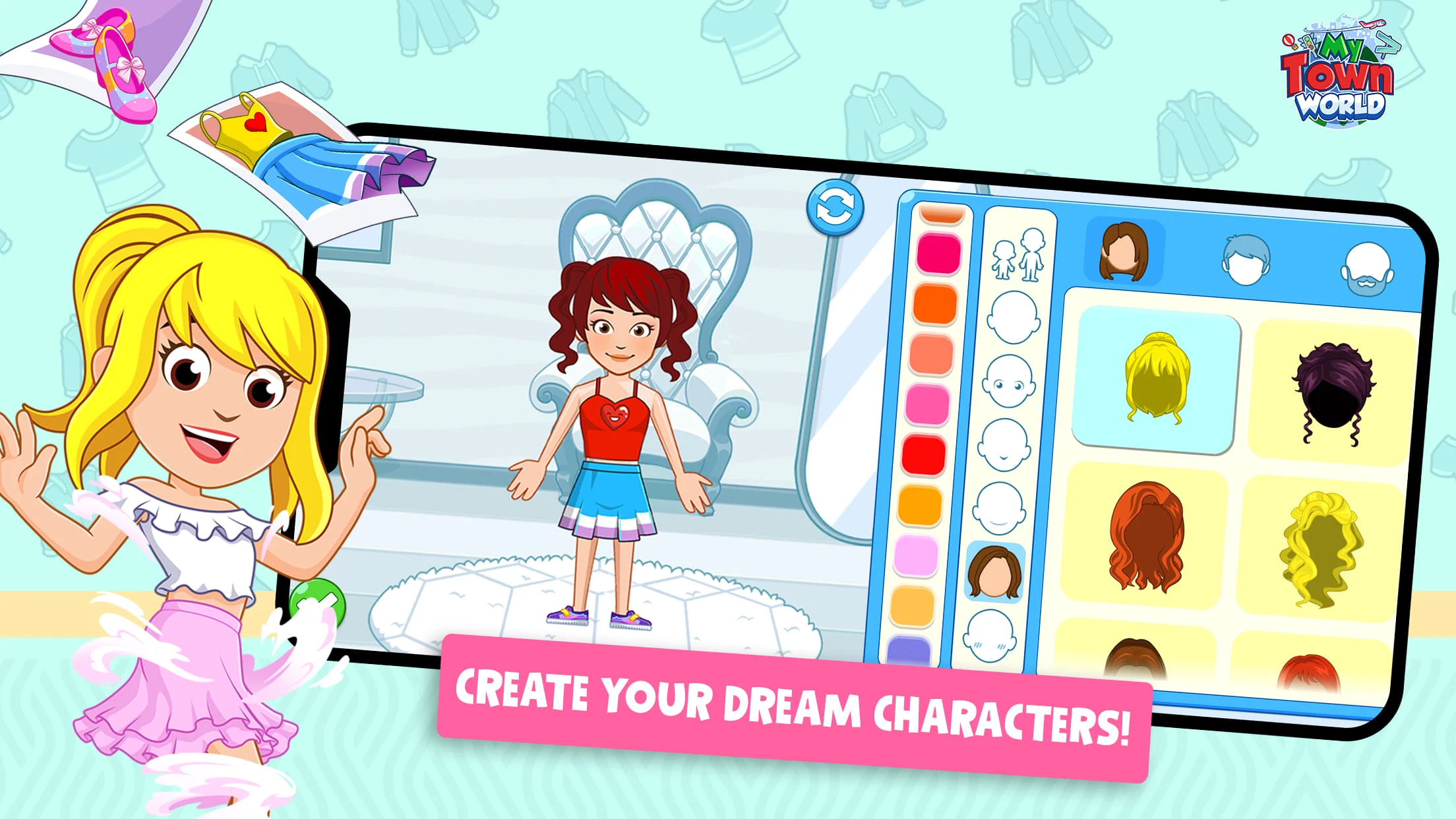 My Town World - Mega Doll City Screenshot 2