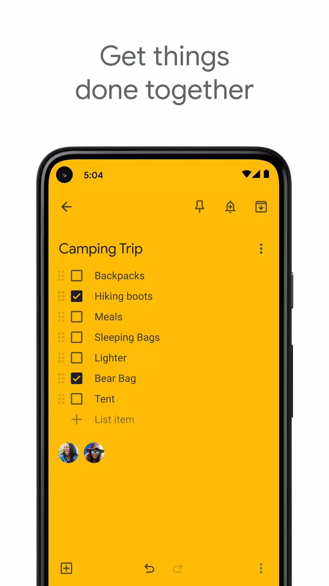 Google Keep - 記事和清單應用截圖第2張