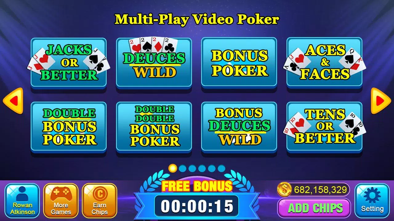 Video Poker Games - Multi Hand स्क्रीनशॉट 1