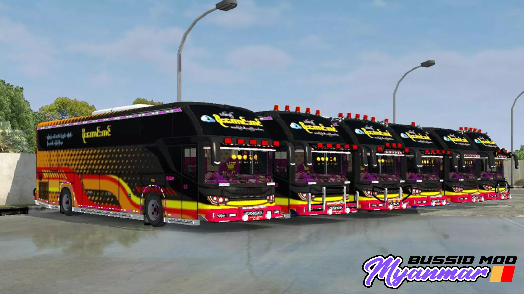 Mod Bussid Myanmar Screenshot 1