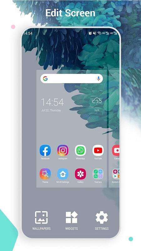 SO S20 Launcher for Galaxy S應用截圖第2張