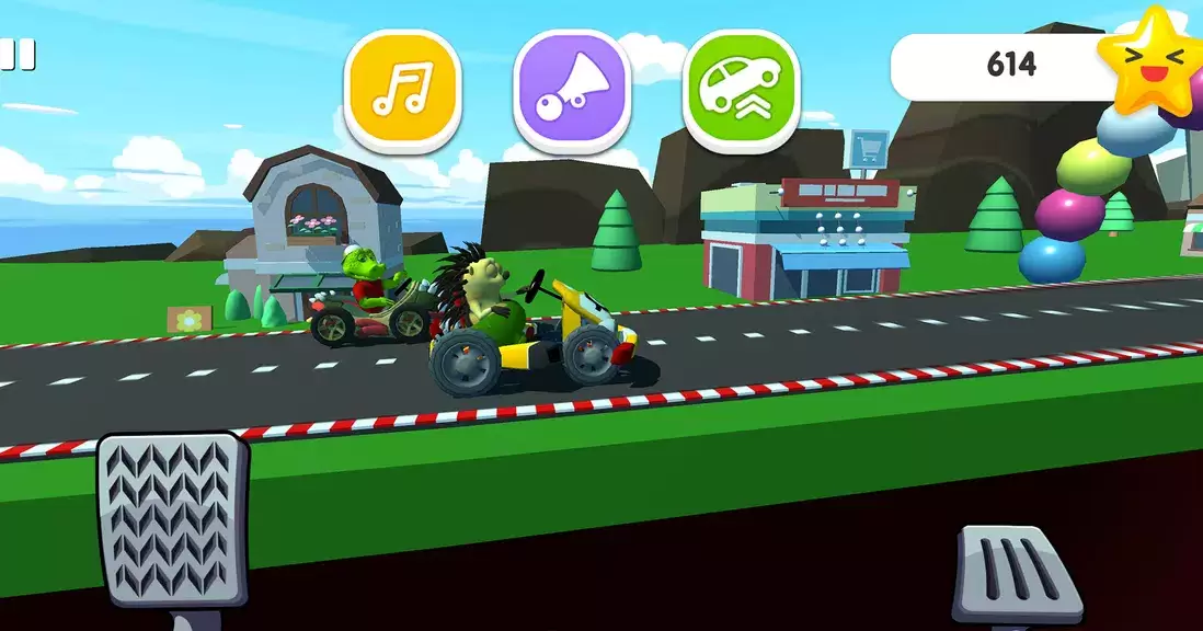 Fun Kids Cars Racing Game 2 스크린샷 1