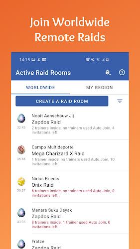 PokeRaid - Worldwide Remote Ra Screenshot 1
