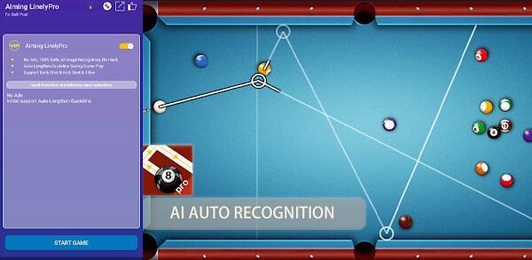 Ball Pool AIm Line Pro Captura de pantalla 1