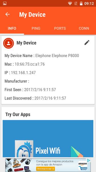 Pixel NetCut WiFi Analyzer Capture d'écran 1