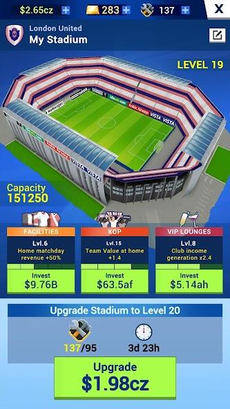 Idle Eleven - Soccer tycoon Mod Capture d'écran 3