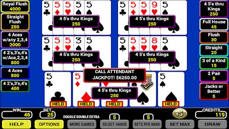 Five Play Poker 스크린샷 4