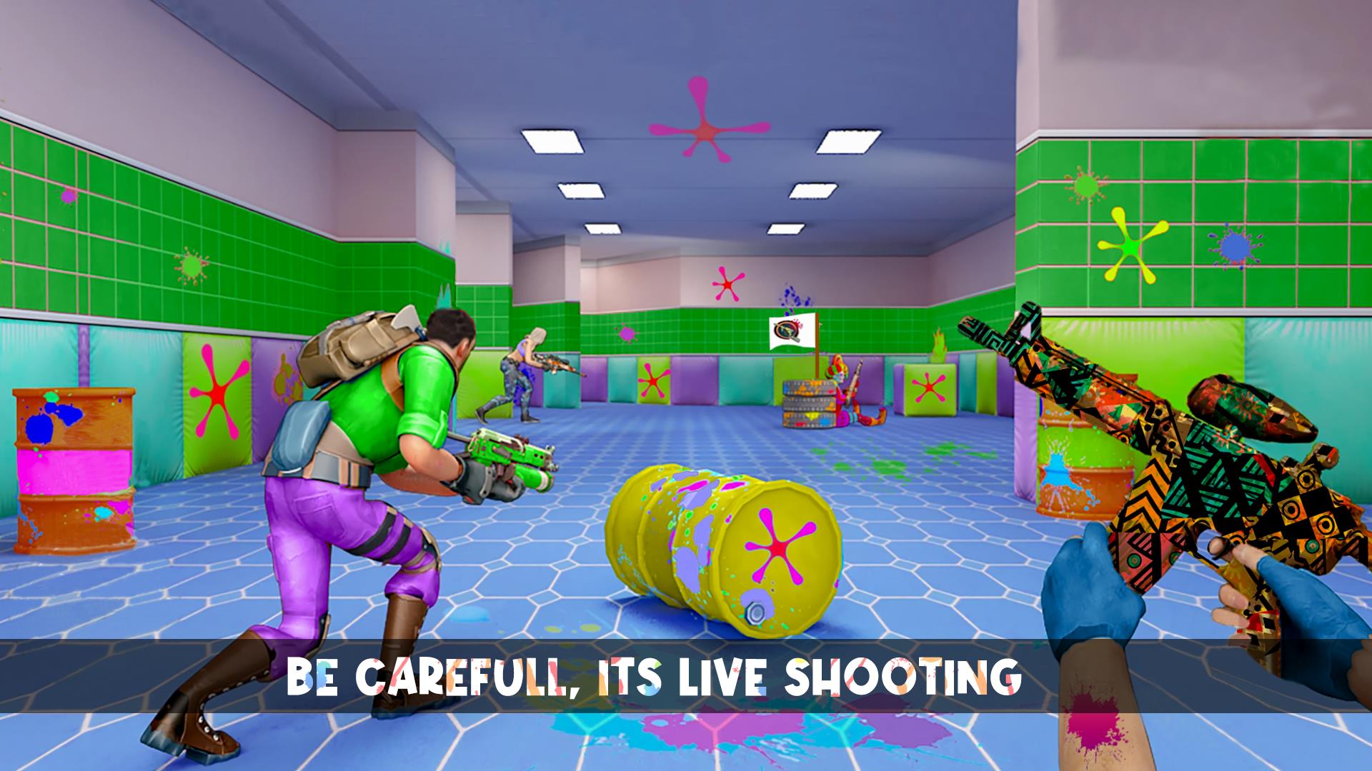 Paintball Shooting Game:3D War スクリーンショット 1