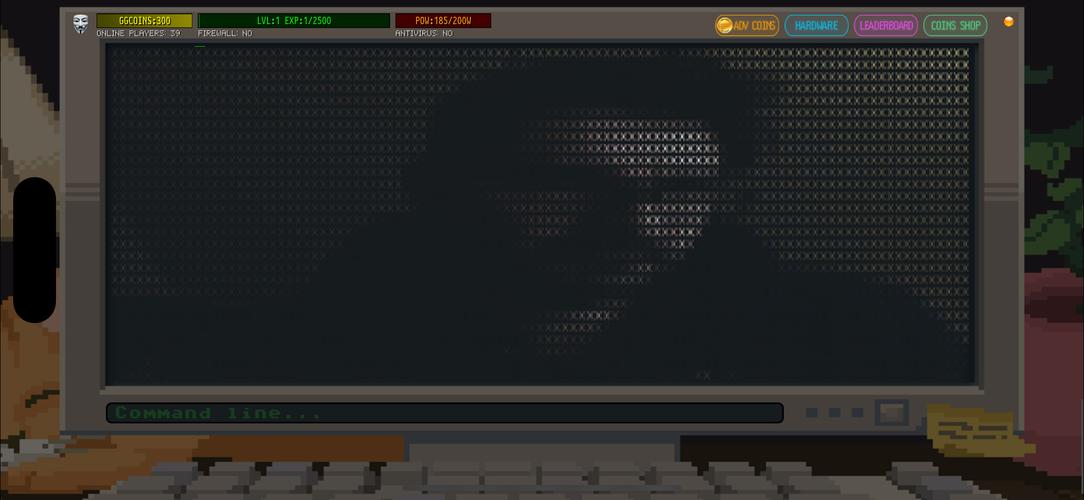 Hacker Online RPG Captura de tela 4