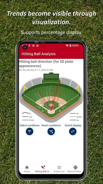 Batting STATS Manager Captura de pantalla 3