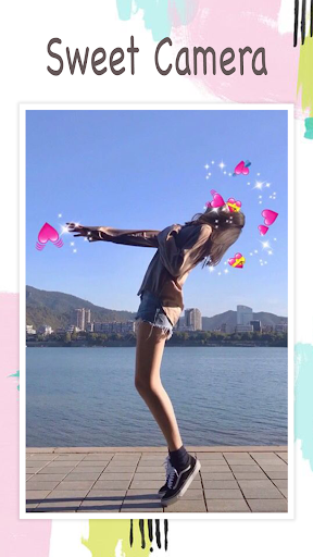 Live face sticker sweet camera Captura de tela 4