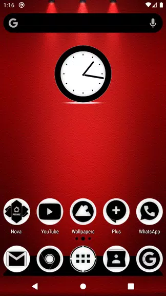 Oreo White Icon Pack P2 स्क्रीनशॉट 1