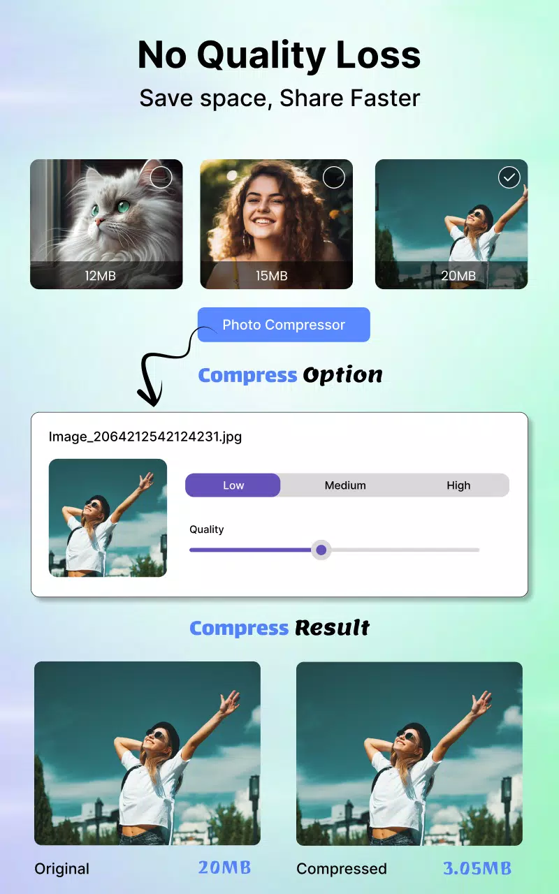 Image Crop - Compress, Resizer Captura de tela 3