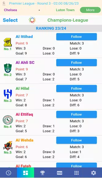 Saudi League Matches スクリーンショット 2