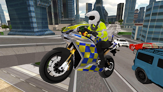 Police Motorbike Simulator 3D स्क्रीनशॉट 1