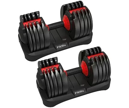 FitRX Dumbbells at 50% Off vs. Bowflex