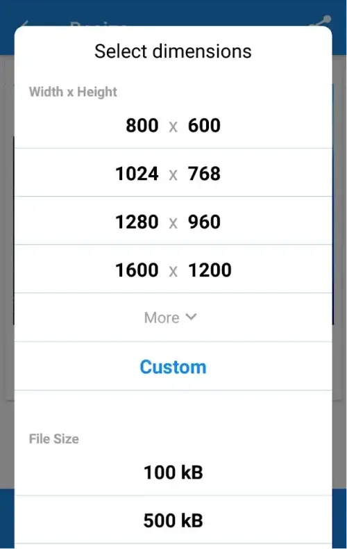 Photo & Picture Resizer Capture d'écran 3