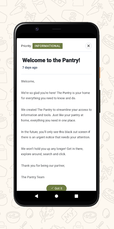 The Pantry: Associate App Captura de tela 3